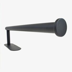 Paper Towel Holder, Stainless Steel, Black